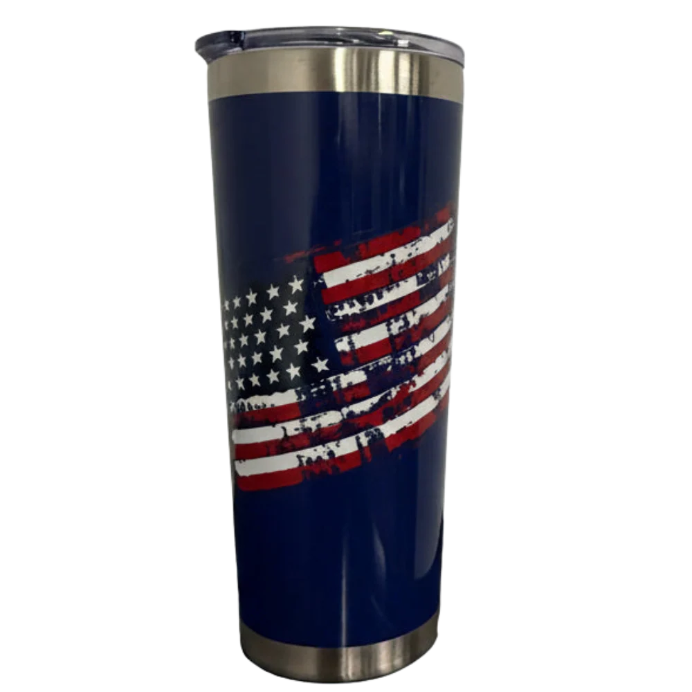 22oz Twistie Tumbler - American Flag