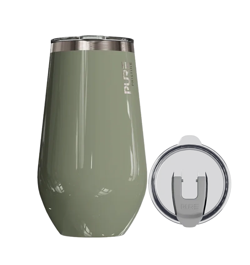 Halfsies Wine 16oz Solid – Olive
