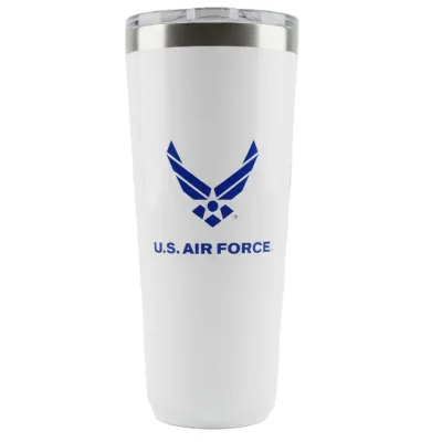 32oz Twistie Tumbler - Air Force Logo on White