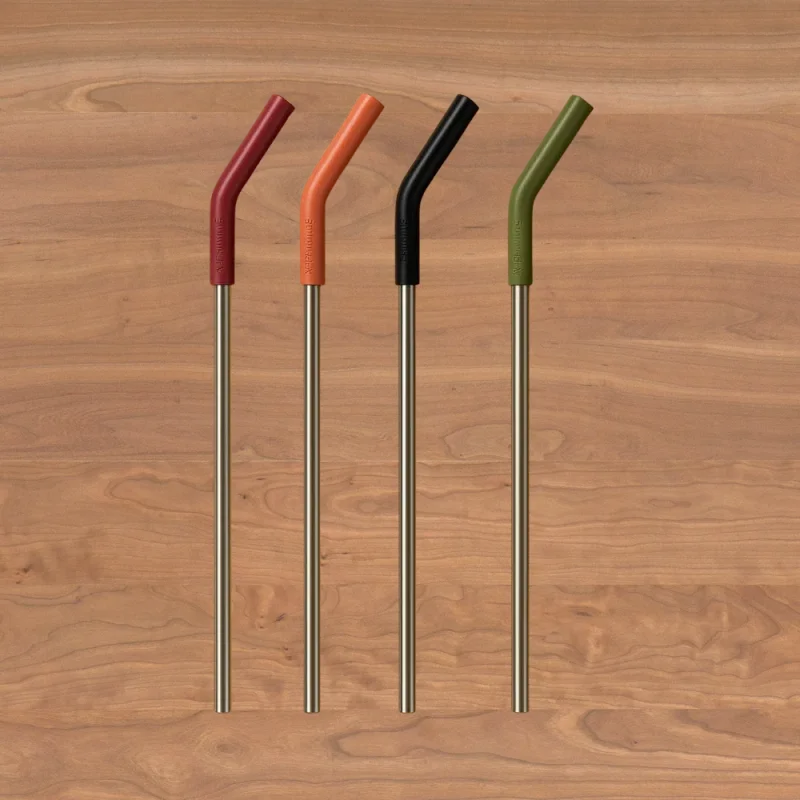 "CleanSip" 4Pk Antimicrobial Straws