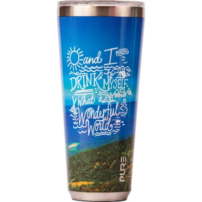 Twistie Tumbler 32oz Sassy – And I Drink To Myself What A Wonderful World