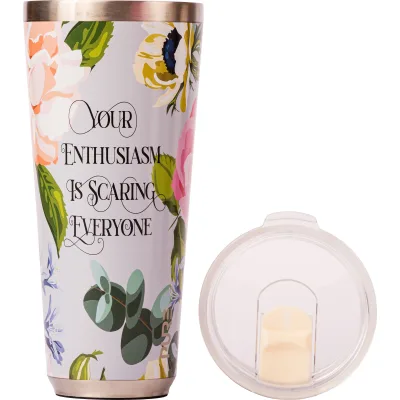 Twistie Tumbler 32oz Sassy – Your enthusiasm is scaring everyone