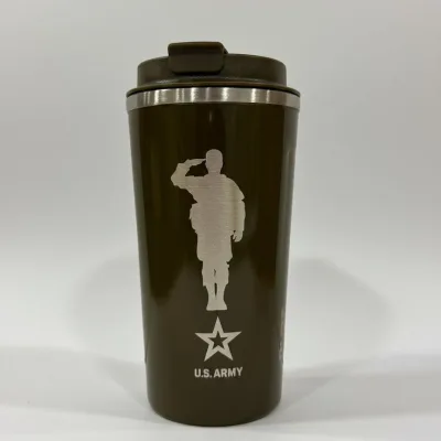 17oz Prolatte Coffee Travel Mug - Army Logo Soldier