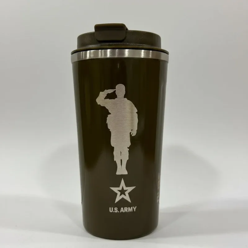 17oz Prolatte Coffee Travel Mug - Army Logo Soldier