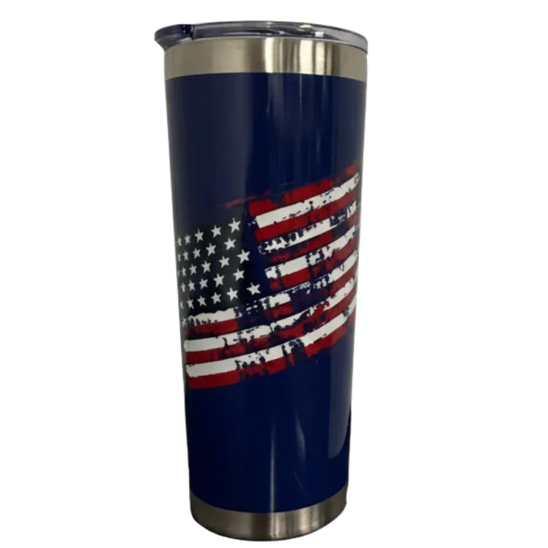 22oz Twistie Tumbler - American Flag