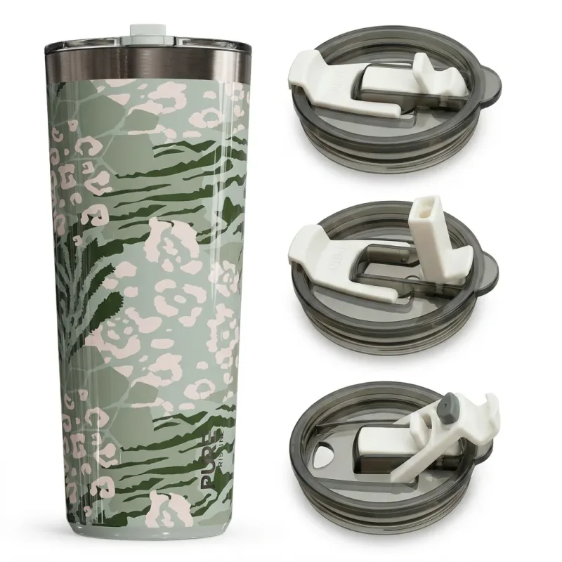 Twistie Tumbler 32oz Patterns – Sage Animal Print