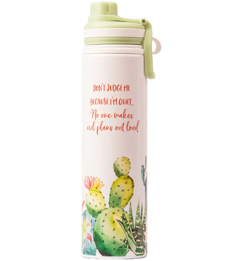 Endurance Bottle 25oz Sassy – Don't judge me because I'm quiet