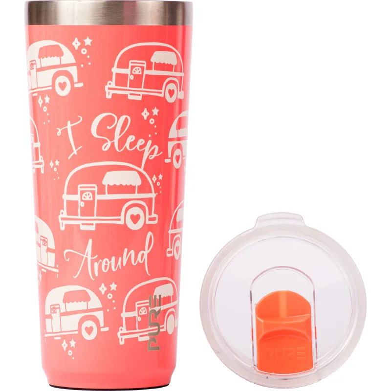 Twistie Tumbler 22oz Sassy – I Sleep Around (Campers)