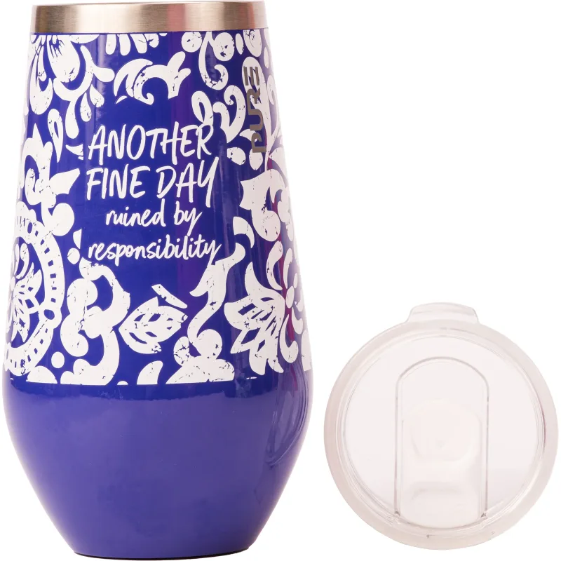 Halfsies Wine 16oz Sassy – Another Fine Day Ruined by Responsibility