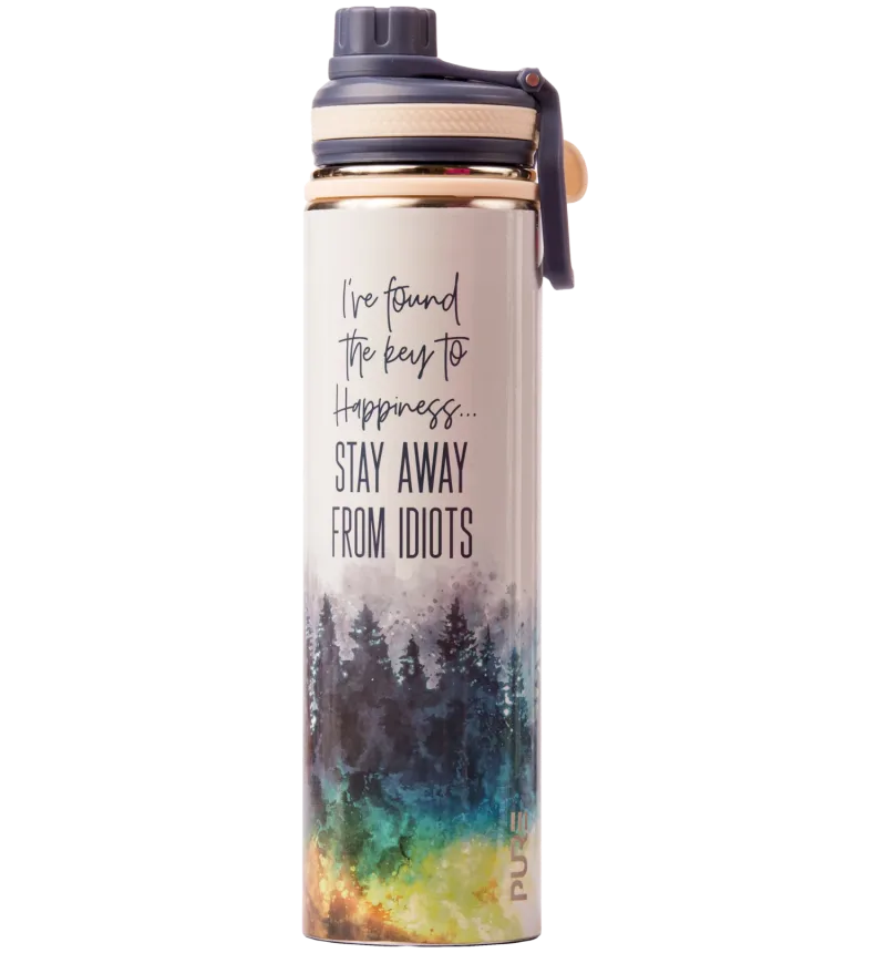 Endurance Bottle 25oz Sassy – I've found the key to happiness; stay away from idiots